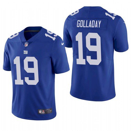 Men's New York Giants #19 Kenny Golladay Royal Blue Stitched NFL Jersey Men's New York Giants #19 Kenny Golladay Royal Blue Stitched NFL Jersey
